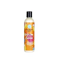 CURLS Poppin Pineapple So So Clean Vitamin C Curl Wash - Rejuvenating, Hydrating, and Cleansing - Hair and Scalp Shampoo - For Wavy, Curly, and Coily Hair Types, 8 Ounces