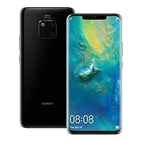 Huawei Mate 20 Pro (LYA-L29) 6GB / 128GB 6.39-inches LTE Dual SIM Factory Unlocked - International Stock No Warranty (Black)