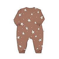 GUNAMUNA Unisex Toddler Baby Fleece Jumpsuit, Easy Diaper Changes with DIAPER-ZiP, Ultra Soft Rayon, Baby Shower Presents