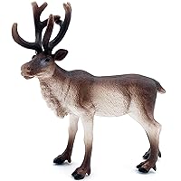 Gemini&Genius Reindeer Figurine Toy, Deer Animal Toys, Wildlife World Action Figures, Great Gift, Collection, Cake Topper, Storytelling Prop and Room Decor for Kids