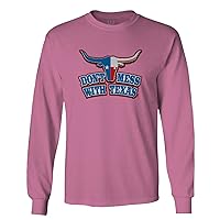 VICES AND VIRTUES Texas State Flag Don't Mess with Texas Bull Lone Star Long Sleeve Men's