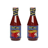 Mexican Hot Sauce 2 Pack - HOT - 15.5 Oz (2 Large Plastic Bottles)