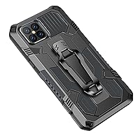 Shockproof Case for iPhone 15 Pro Max/15 Pro/15 Plus/15, Frosted PC Phone Case with Magnetic Kickstand Premium Anti-Fingerprint Cover,Grey,15 Plus''