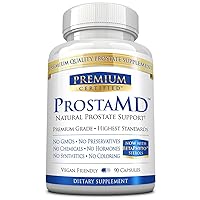 ProstaMD - Strengthen Prostate Health, Soothe Urinary Tract, Aid Enlarged Prostate BPH - Saw Palmetto, Selenium, Zinc, Bioperine - 100% Natural - 90 Capsules