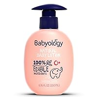 Organic Baby Lotion - 100% Edible Ingredients - The Safest All Natural Baby Moisturizer for Newborn Dry and Sensitive Skin - Non toxic - Eczema (Varying Packs)