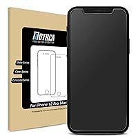 Mothca Matte Glass Screen Protector for iPhone 12 Pro Max [6.7-inch] Anti-Glare & Anti-Fingerprint Tempered Glass Film, Case Friendly -Smooth as Silk