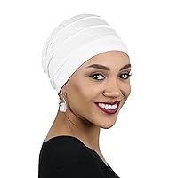 Hats Scarves & More Chemo Cap Cancer Headwear Women Bamboo Turban 50+ UPF Sun Protection 3 Seam