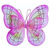 1 X Pink Butterfly Costume Dress-up Wings