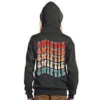 Word Art Back Print Kids' Full-Zip Hoodie - Colorful Hooded Sweatshirt - Unique Kids' Hoodie