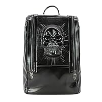 Skull Backpack Faux Leather Goth Accessories