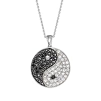 Spiritual Pendant 1.500ct Black Spine Gemstone 925 Sterling Silver Fish Pendant Necklace Gift for Women