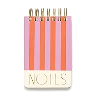 Designworks Ink Twin Wire Chunky Notepad Memo Book With 192 Sheets, 10,2 x 15,2 cm, Wavy Stripes