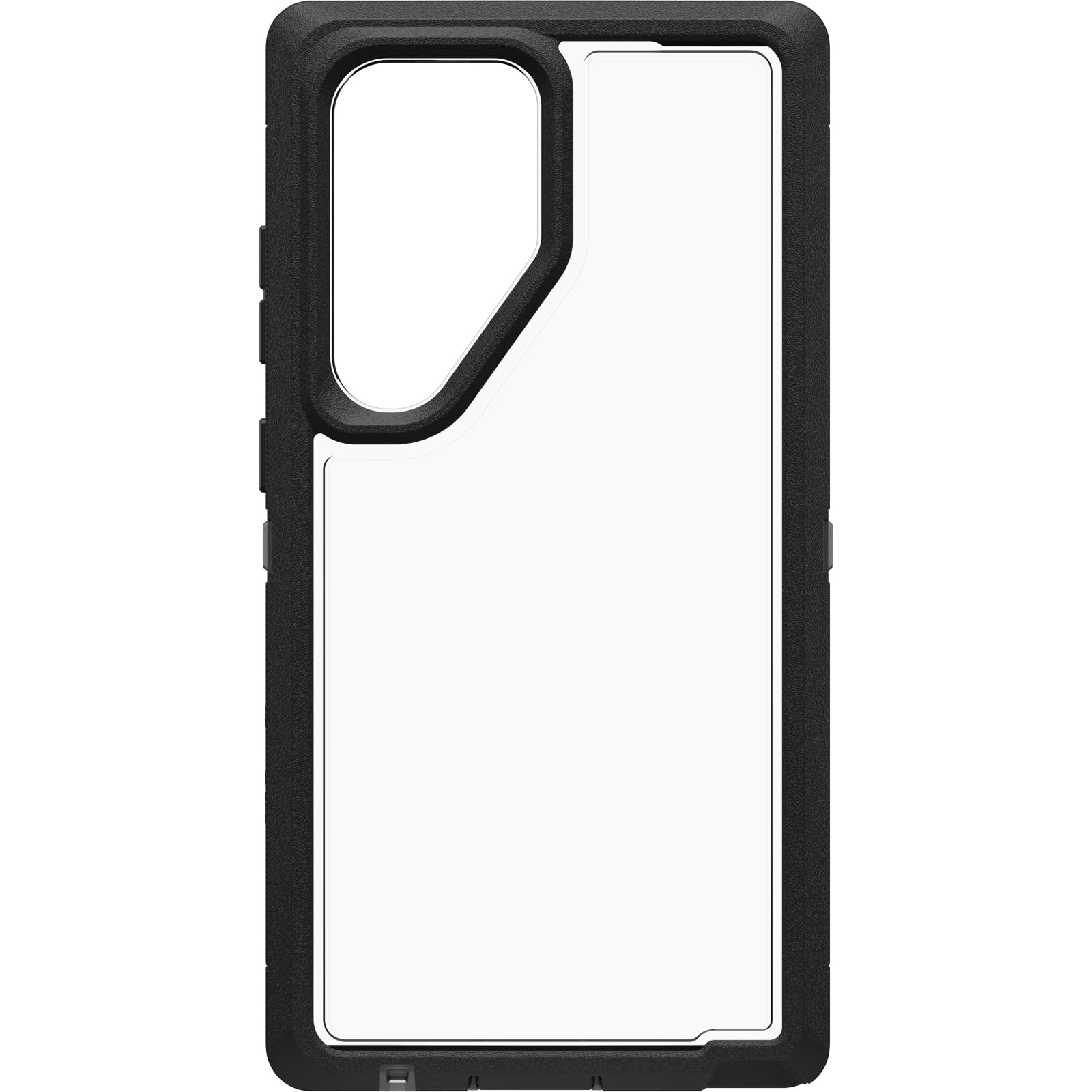 OtterBox Samsung Galaxy S24 Ultra Defender Series XT Clear Case - Dark Side (Clear/Black), screenless, Rugged, Lanyard Attachment