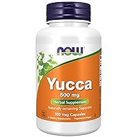 Supplements, Yucca (Yucca spp.) 500 mg, 4:1 Concentrate, Herbal Supplement, 100 Capsules