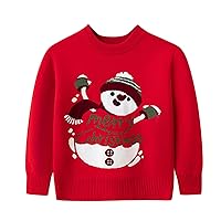 2t Hooded Cardigan Toddler Boys Girls Christmas Cartoon Snowman Sweater Long Sleeve Warm Toddler Girl Zip up