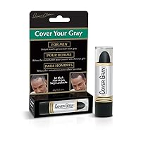 Cover Your Gray for Men Hair Color Touch-Up Stick - Jet Black (6-Pack)