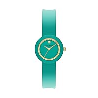 Kate Spade New York Women's Mini Park Row Blue Silicone Band Watch (Model: KSW1832)