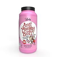 Lady Anti Monkey Butt | Women's Body Powder with Calamine | Prevents Chafing and Absorbs Sweat | Talc Free | 6 Ounces | Pack of 1