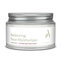 Balancing Face Moisturizer with Licorice Root Extract & Vitamin C, Vegan, Formulated without Fragrance, Dermatologist Tested, Oily to Combination Skin, 1.7 fl oz