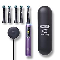 iO Series 8 Electric Toothbrush With 5 Brush Heads, Violet Ametrine