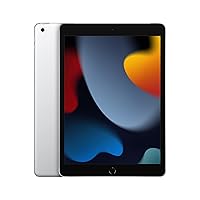 iPad (9th Generation): with A13 Bionic chip, 10.2-inch Retina Display, 64GB, Wi-Fi + 4G LTE Cellular, 12MP front/8MP Back Camera, Touch ID, All-Day Battery Life – Silver