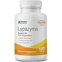 – Lypazyme – 120 Capsules – Professionally Formulated with 3 Different Lipase Enzymes – Supports Complete Breakdown of Triglyceride Fats – Excellent for High-Fat Diets