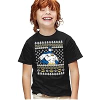 Popfunk Classic Ugly Christmas Collection Kids T Shirt for Youth Toddler Boys and Girls