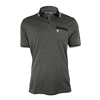 Men's Chevron Pocket Polo Short Sleeve Shirt