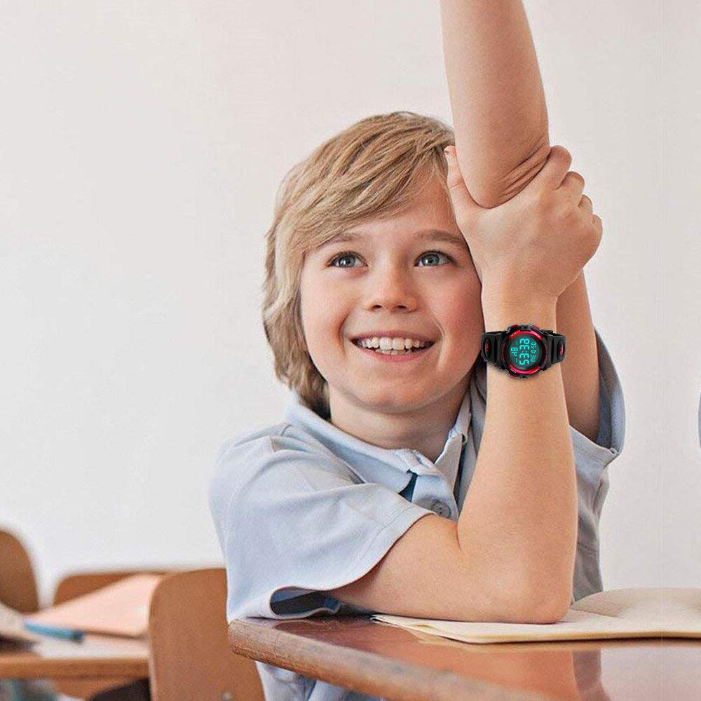 SYOKZEY Kids Watches for Boys Teens Girls LED Waterproof Digital Watch Birthday Gift