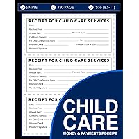 Child Care Money and Payments receipt: Receipt Book for Managing Child Care Services and Babysitting | The Ultimate Payment Receipt for Child Care ... Childcare Essentials (3 Receipts Per Page)