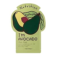 TONYMOLY I'm Real Avocado Nutrition Mask Sheet, Pack of 1