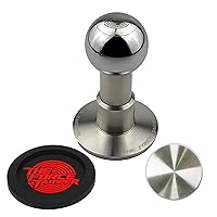The Force Tamper Automatic Impact Coffee Tamper Standard Set-Mirror AL Handle (Ball, 58.35mm)