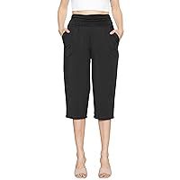 STRETCH IS COMFORT Women's and Plus Size Ultra Flex Pull-On Gaucho Capri | S-5X