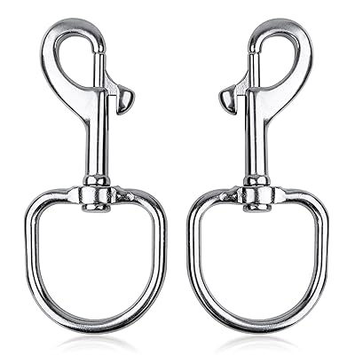 Mua Swivel Large Eye Bolt Snap Hooks 2 Pieces, Heavy Duty Single Ended  Trigger Snap Clips Marine Grade 316 Stainless Steel Buckles Clasp for Scuba  Diving, Boat Anchor Rope, Dog Leash trên