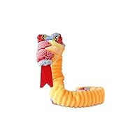 Snake Dog Toy Squeaky Plush One Piece Pet Teeth Teasing Toy - 24 Inches Long