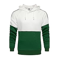 Hoodies For Men,Hoodies For Men Pullover Hooded Sweatshirt With Pocket，Camo Panel Drawstring Hoodies Sport Tops