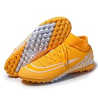 Men's Turf Soccer Shoes Cleats Boys Professional High-Top Football Boots Athletic Sneaker