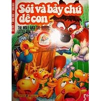 The Wolf and Seven Little Goats Vietnamese/English Children's Bilingual Book with Stickers