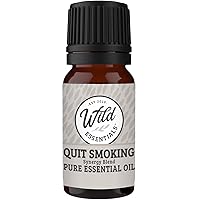Wild Essentials Quit Smoking 100% Pure Essential Oil Synergy Blend - 10ml, Premium Grade, Use tor Help Quench Cravings The Natural Way! Made and Bottled in The USA