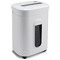 Aurora Professional Grade 10-Sheet High Security Micro-Cut Paper and Credit Card Shredder/ 60 Minutes/Security Level P-5, White