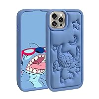 Compatible with iPhone 14 Pro Max/15 Pro Max Case, Cute 3D Cartoon Cool Soft Silicone Animal Character Waterproof Protector Boys Kids Girls Gifts Cover Housing Skin for iPhone 15 Pro Max/14 Pro Max