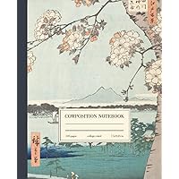 Composition Notebook College Ruled: Japanese Nature Landscape Vintage Illustration | Cute Aesthetic Journal For School, College, Office, Work | Wide Lined Composition Notebook College Ruled: Japanese Nature Landscape Vintage Illustration | Cute Aesthetic Journal For School, College, Office, Work | Wide Lined Paperback