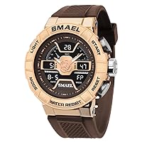 Men Watches 50m Waterproof Sports Quartz Luxury Man Watch Brands Stopwatch LED Back Light 8067 Male Clock Wristwatches