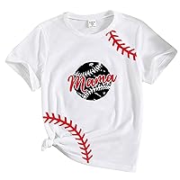 Toddler Girls Top Blouse T Shirt Tops Casual Baseball 3D Prints Toddler Girls Boys Print Latest Tops for Girls 18