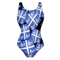 Coat of Arms of Martinique One Piece Swimsuit for Women Tummy Control Bathing Suit Slimming Backless Swimwear