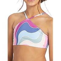 Roxy Girls' Vacation Memories Crop Top Swimsuit Set