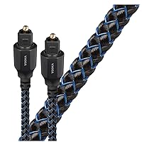AudioQuest 0.75 m Vodka OptiLink Fibre Optic Cable 1.5 m TOSLINK Black – Fibre Optic Cables (1.5 m, Toslink, Male Connector/Male Connector, Black)
