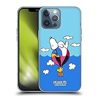 Head Case Designs Officially Licensed Peanuts Snoopy & Woodstock Balloon Halfs and Laughs Soft Gel Case Compatible with Apple iPhone 13 Pro Max