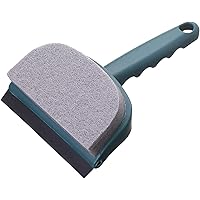 2 in 1 Double-Sided Window Cleaning Brushes, Window Glass Cleaner Sponge Brushes, Multifunctional Cleaning Scraper Brush, Window Glass Shower Door Car Squeegee Scrubber Wipers