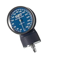 2318BL Labtron Aneroid Manometer Gauge for Manual Blood Pressure Devices, Blue Faceplate + Blue Housing